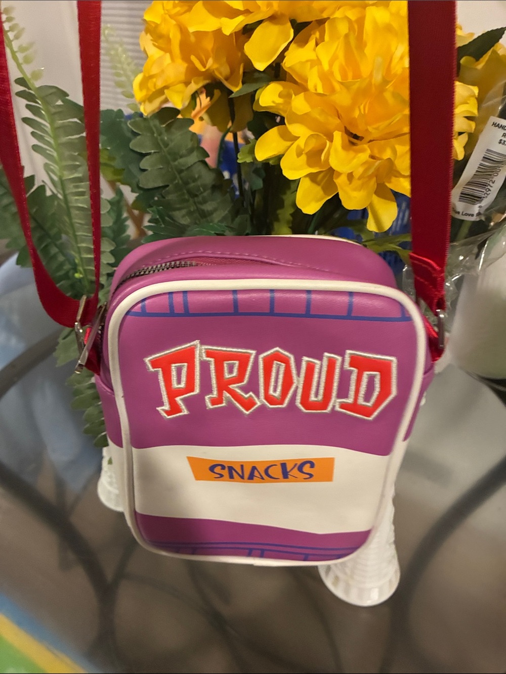 Proud Family Purple and white Crossbody Bag